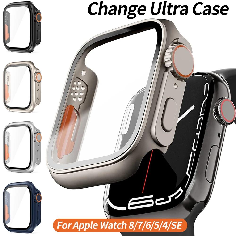 Apple Watch ø 8 7 45mm 41mm  + ̽, ȭ ȣ Ŀ, iWatch 4 5 6 SE 44mm 40mm ۿ Ʈ 
